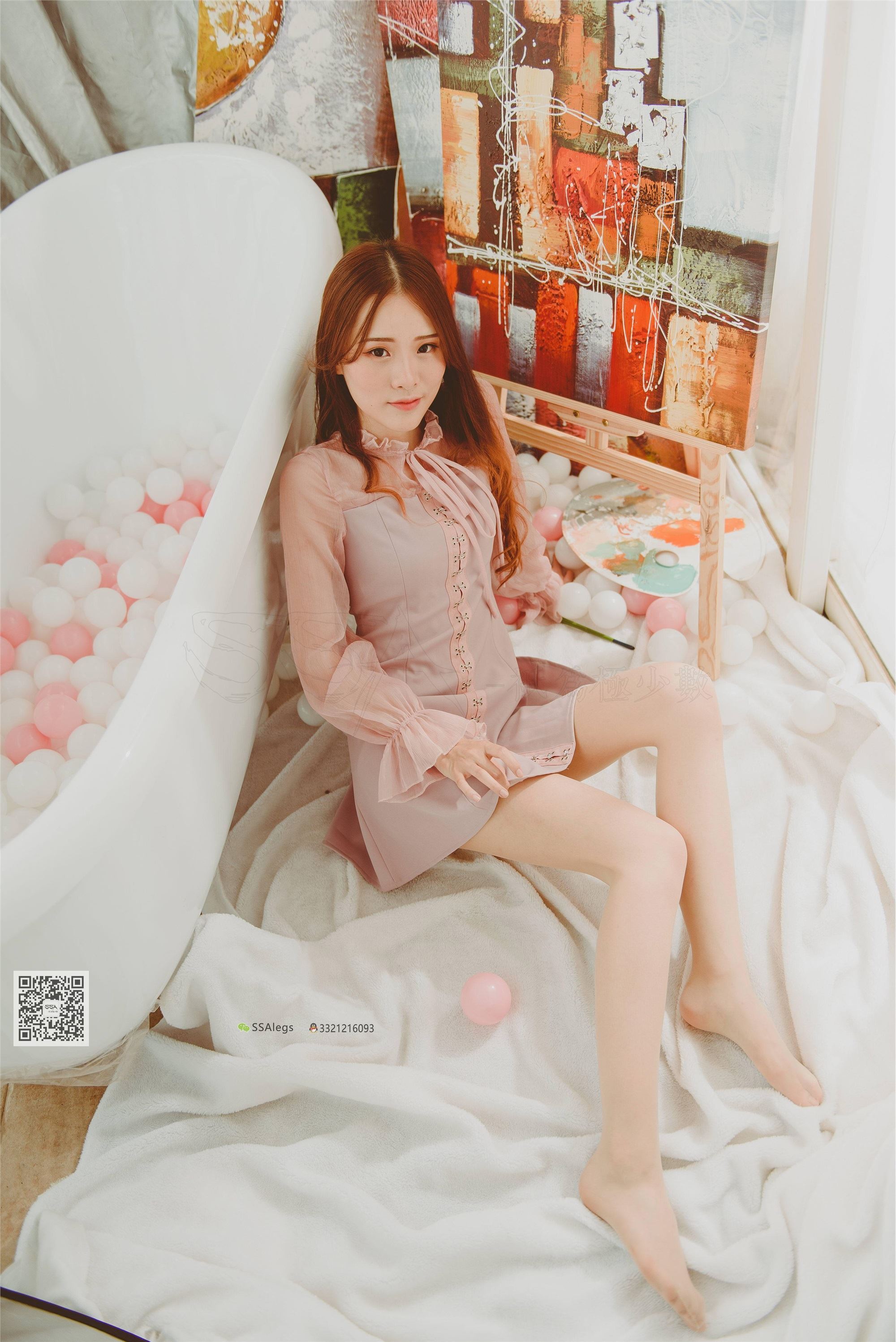 SSA丝社 NO.002 纯-琪琪丝足浴缸小清新